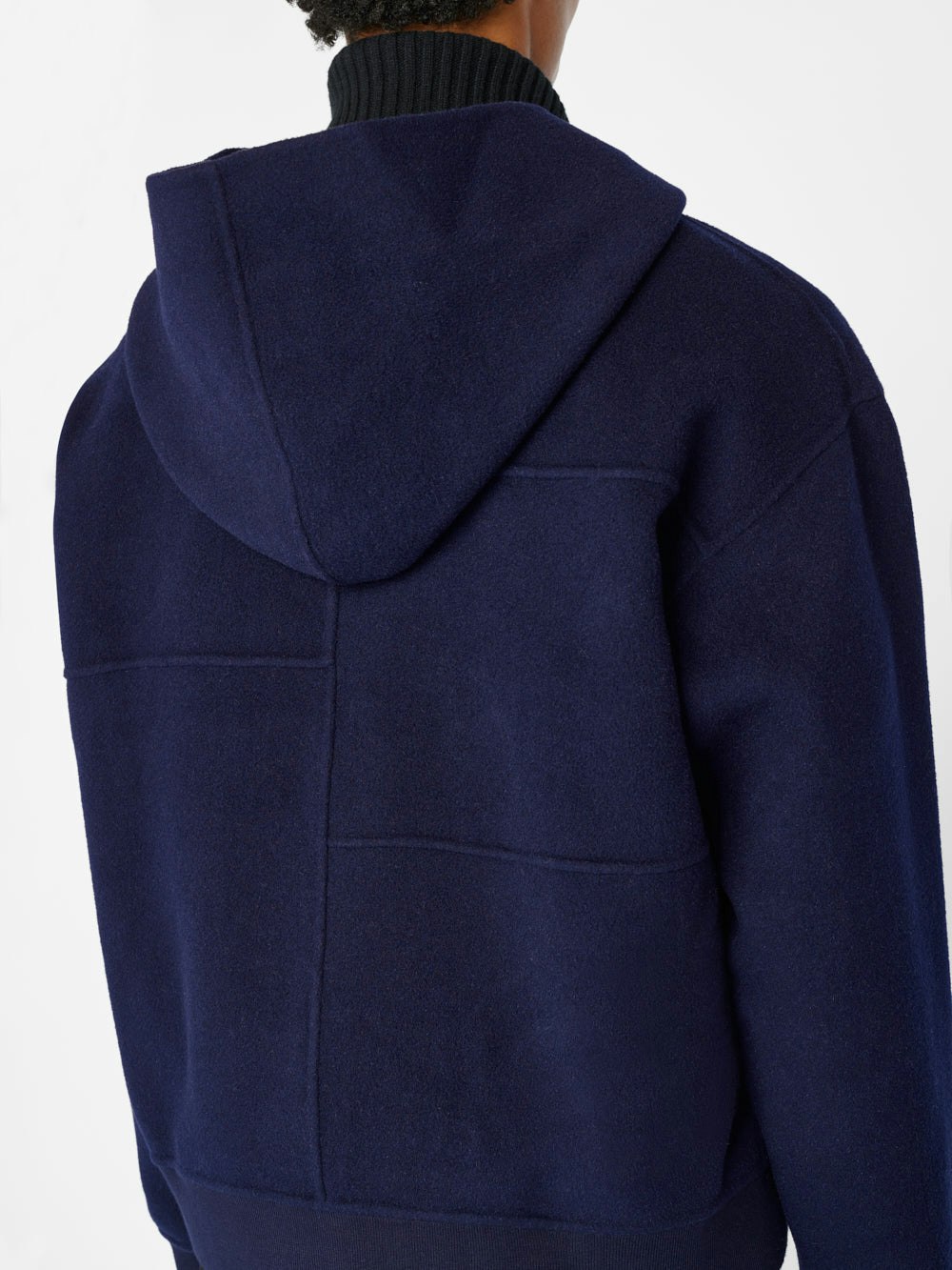 hoodie back detail view